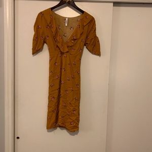 Floral and Feminine Ruffle Dress